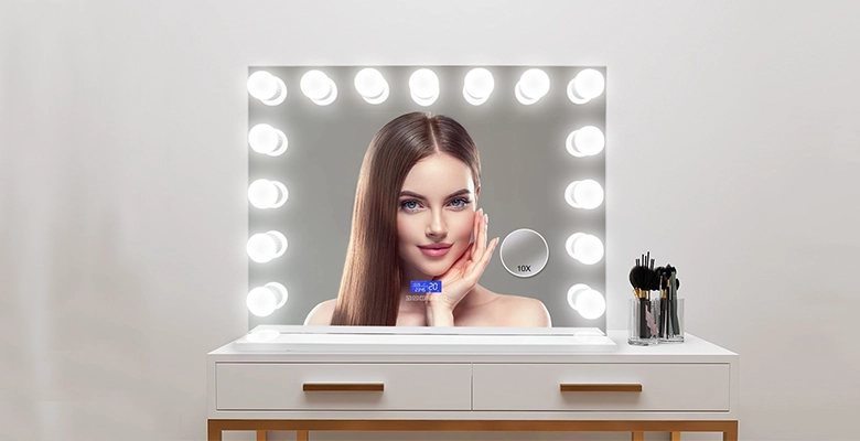 led makeup mirrors,Smart Makeup Mirror with Lights,led vanity mirror,modern smart mirror